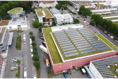 16 Advanced Solar Garden Roof Solution on Warehouse