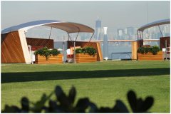 08 Cruise Ship with real grass visiting New York the first time