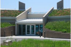 89 Visitor Center with native Green Roof Plants