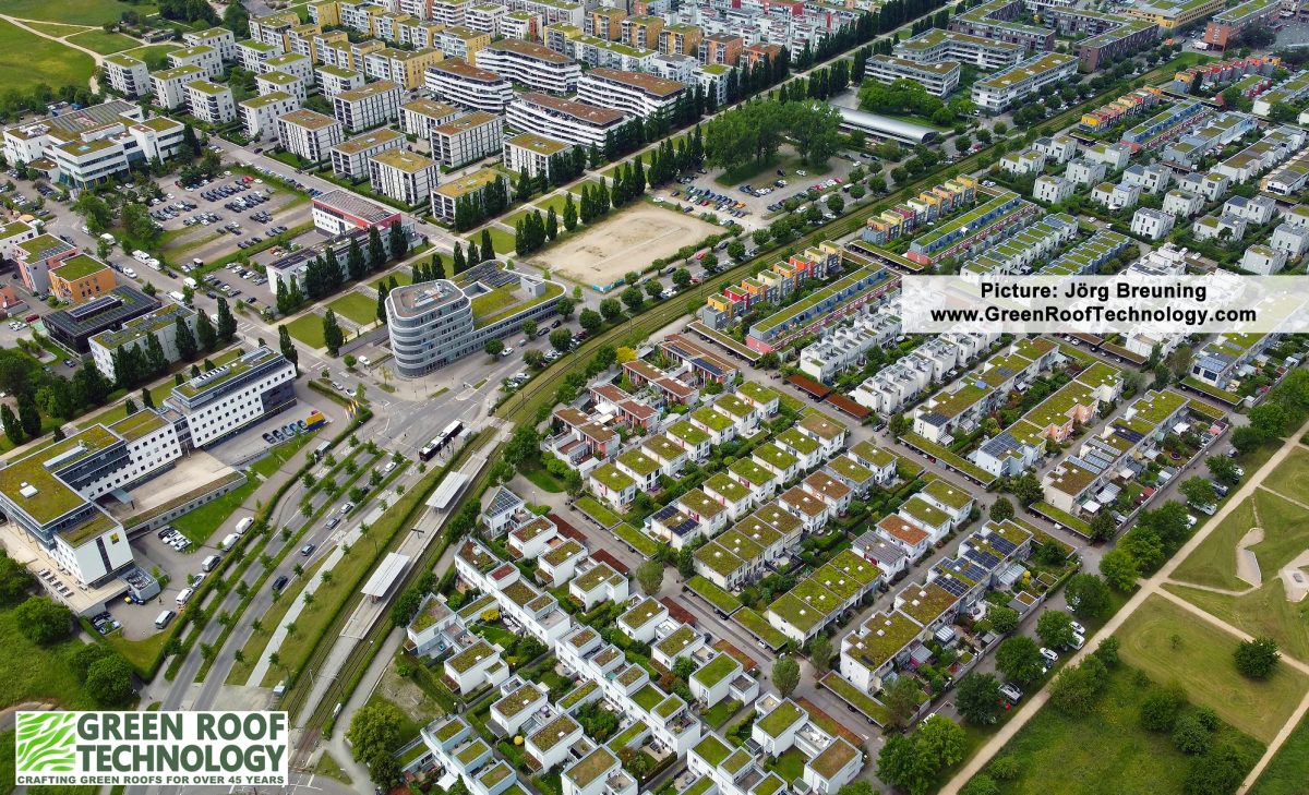 Green Roof Technology on a large scale, common in Europe