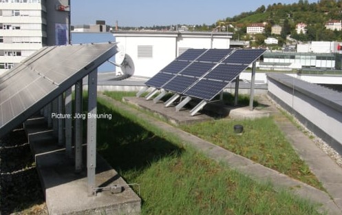 First integrtaed Solar Green Roof in the world